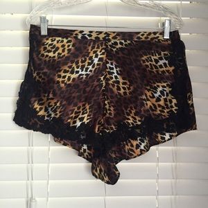 SOLD***Victoria Secret leopard print silk